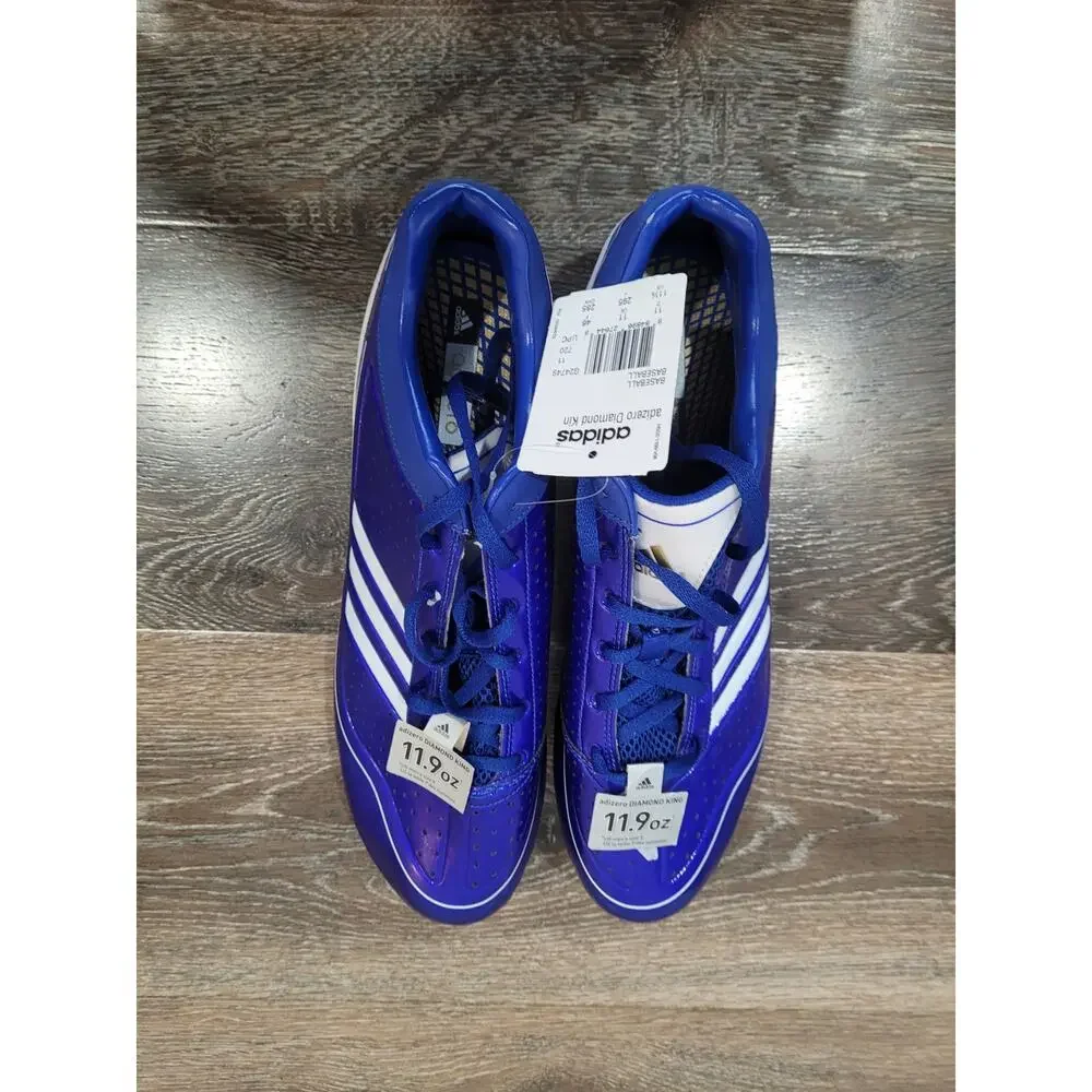 Adidas asiZero Diamond King Low Baseball Men's Cleats‎ size 11.5
